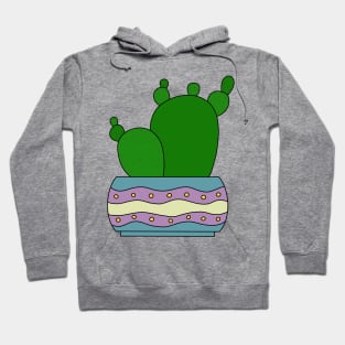 Cute Cactus Design #184: Cacti Bunch In A Nice Pot Hoodie